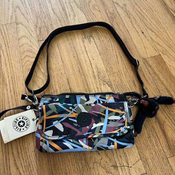 Kipling Handbags - Kipling Vecka strap multi color crossbody bag